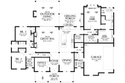 Farmhouse Style House Plan - 3 Beds 2.5 Baths 2671 Sq/Ft Plan #48-1186 