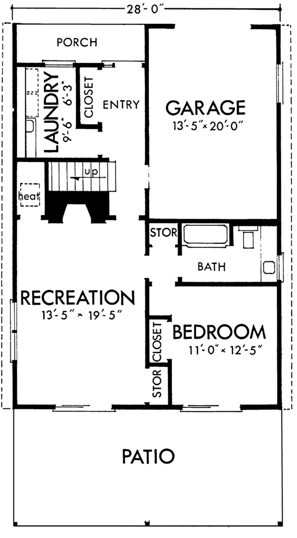 Home Plan - European Floor Plan - Lower Floor Plan #320-1031