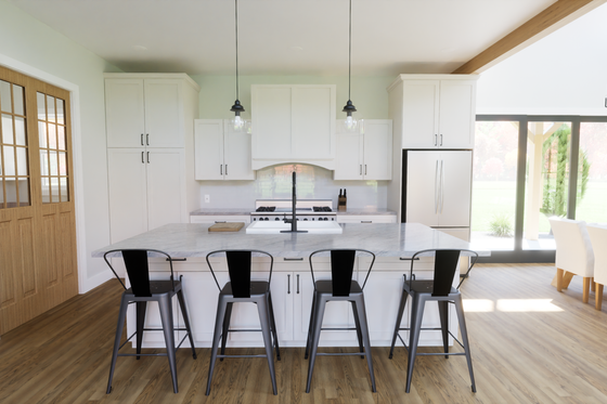 Interior - Other 2 for Barndominium House Plan #1116-15 - 4 bed, 3.5 bath