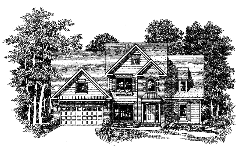 Home Plan - Exterior - Front Elevation 3 for Colonial House Plan #927-382 - 3 bed, 2.5 bath