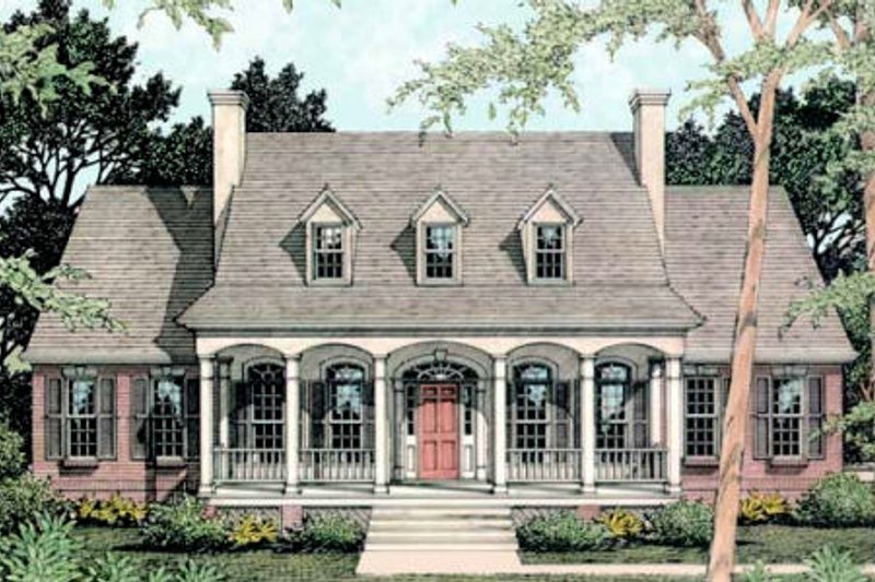 Southern Style House Plan - 3 Beds 2.5 Baths 2683 Sq/Ft Plan #406-261