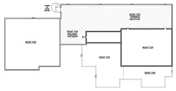 Home Plan - Modern Floor Plan - Upper Floor Plan #1073-11