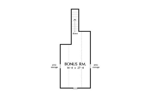 Floor Plan - Other Floor for Ranch House Plan #929-478 - 3 bed, 2 bath