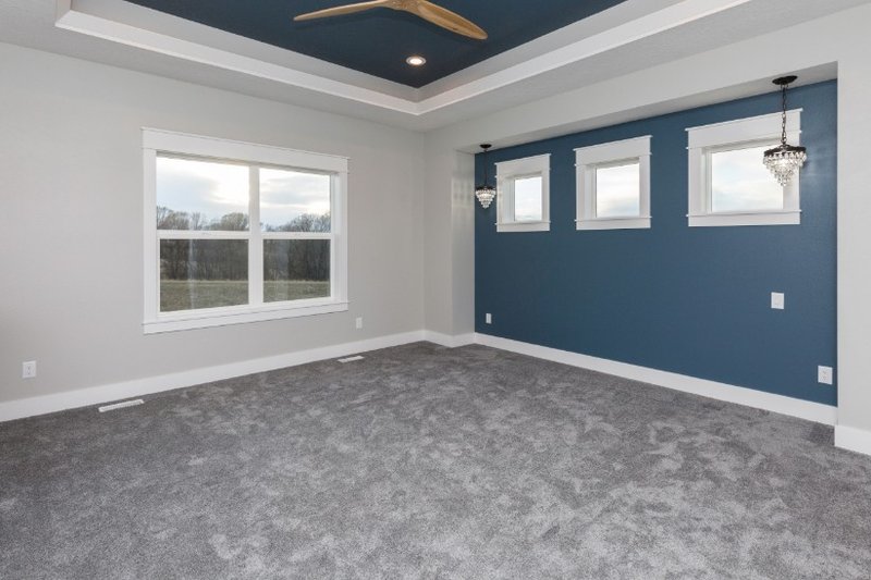House Blueprint - Interior - Master Bedroom for Ranch House Plan #70-1552 - 5 bed, 3 bath