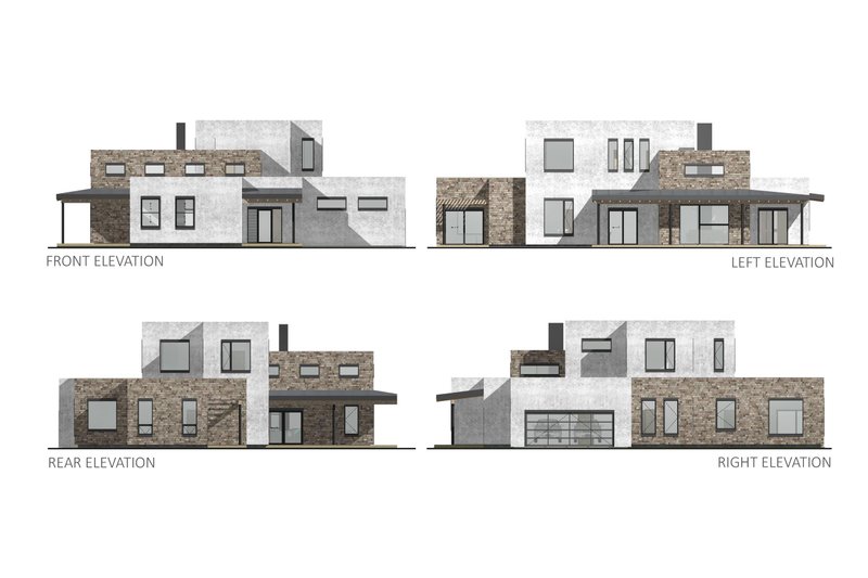 House Design - Photo for Modern House Plan #924-23 - 4 bed, 3.5 bath