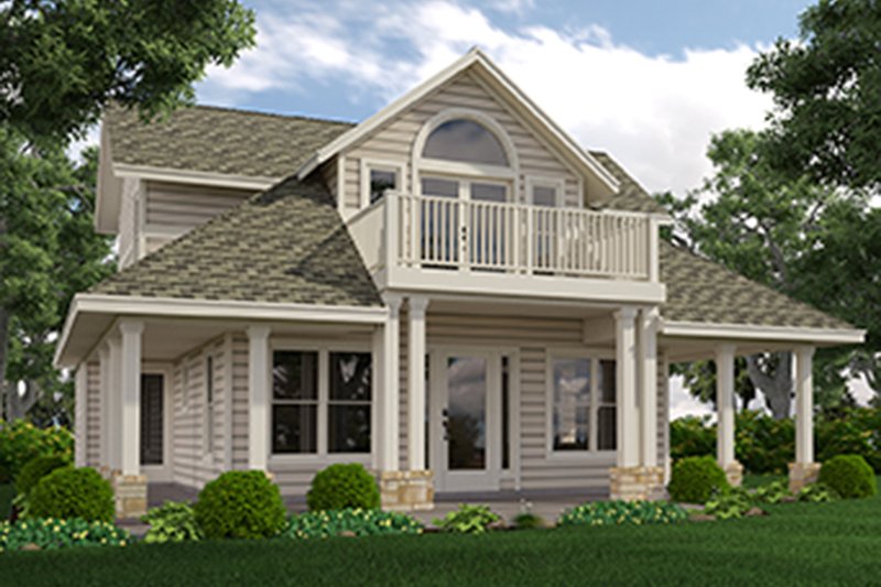 Home Plan - Country Exterior - Front Elevation Plan #472-396