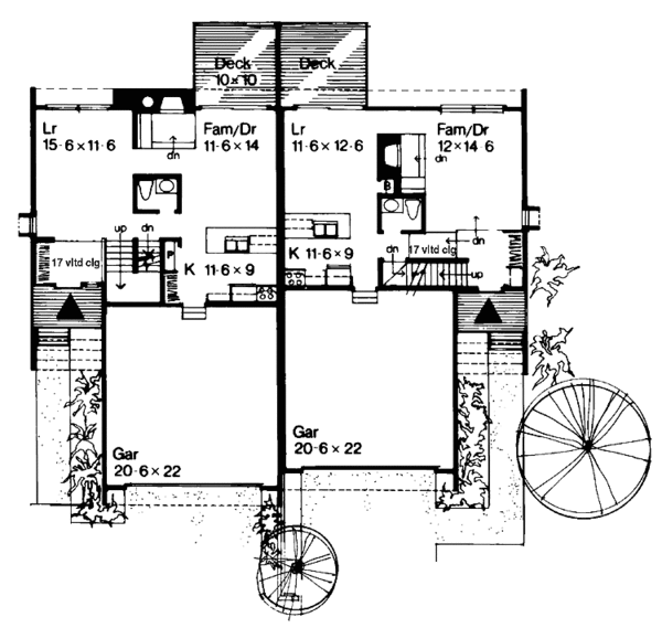Home Plan - Contemporary Floor Plan - Main Floor Plan #320-850