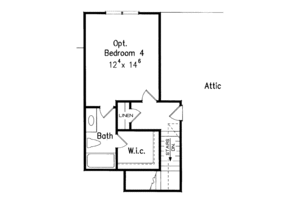 Floor Plan - Upper Floor for Country House Plan #927-778 - 3 bed, 2.5 bath