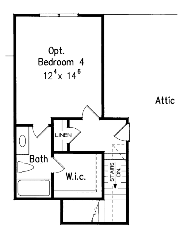 Home Plan - Country Floor Plan - Upper Floor Plan #927-778