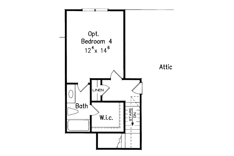 House Blueprint - Floor Plan - Upper Floor for Country House Plan #927-778 - 3 bed, 2.5 bath