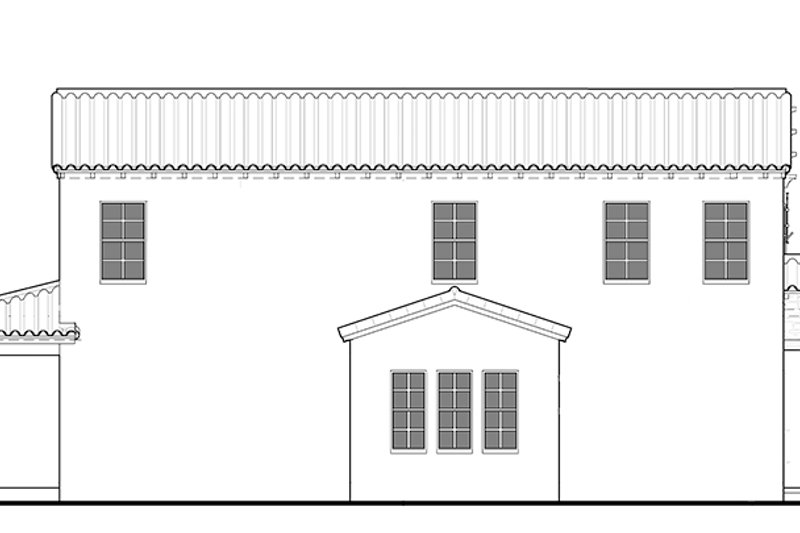 Dream House Plan - Exterior - Other Elevation 1 for Mediterranean House Plan #1058-78 - 4 bed, 3.5 bath