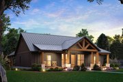 Barndominium Style House Plan - 3 Beds 2 Baths 1677 Sq/Ft Plan #1074-114 