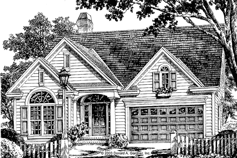 Home Plan - Classical Exterior - Front Elevation Plan #929-707