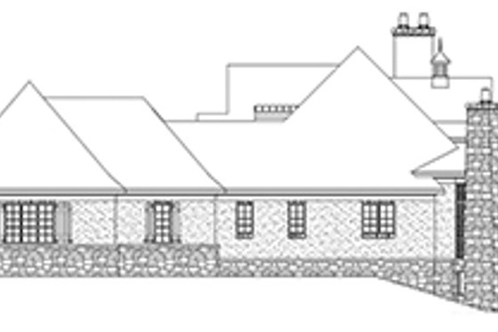 Exterior - Other Elevation for European House Plan #929-929 - 3 bed, 3.5 bath