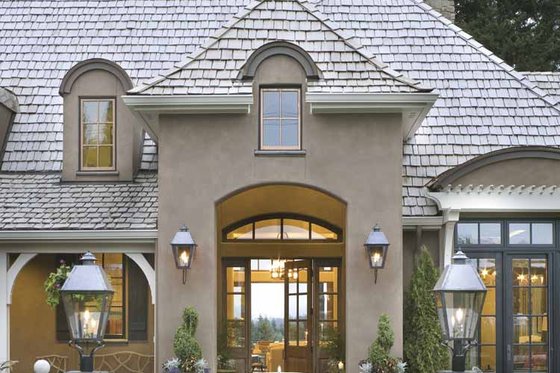 Exterior - Front Elevation 8 for European House Plan #48-878 - 4 bed, 3.5 bath