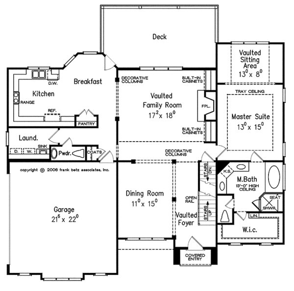 House Design - Country Floor Plan - Main Floor Plan #927-425