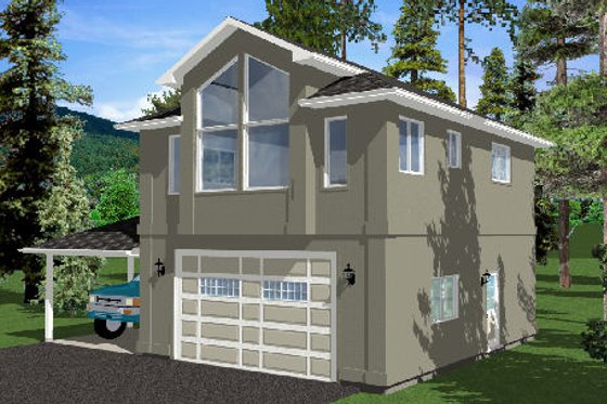 Exterior - Other Elevation 1 for Traditional House Plan #126-164 - 1 bed, 1 bath