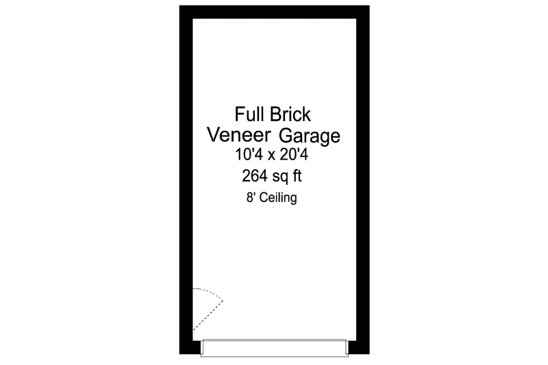 Home Plan - Floor Plan - Main Floor for Traditional House Plan #84-721, 0 bath