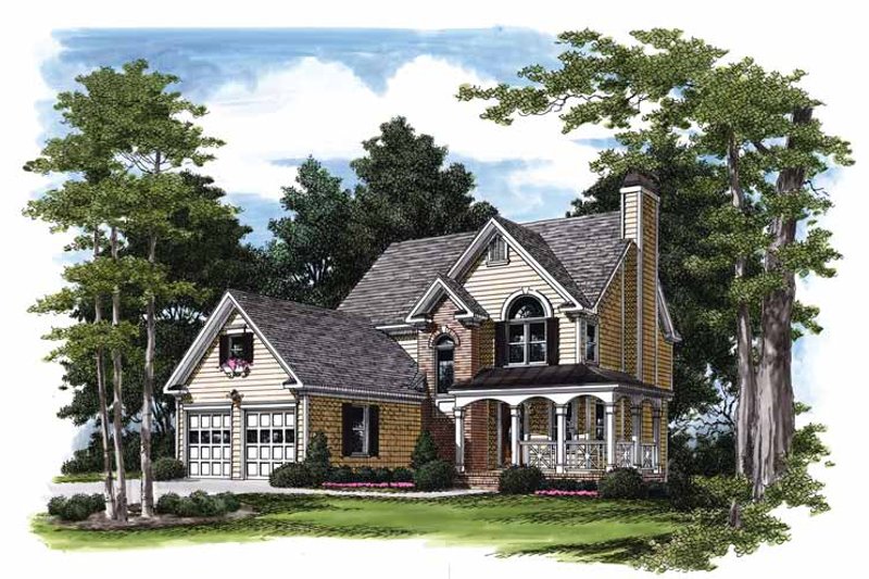 Dream House Plan - Traditional Exterior - Front Elevation Plan #927-194