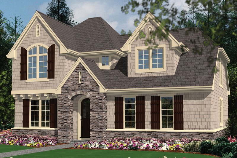 Home Plan - European Exterior - Other Elevation Plan #48-558