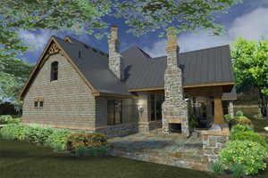 Exterior - Other Elevation 2 for Craftsman House Plan #120-172 - 3 bed, 3 bath