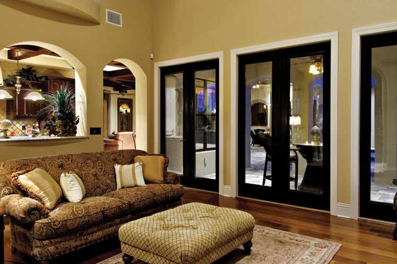 Dream House Plan - Interior - Family Room 1 for Mediterranean House Plan #930-428 - 4 bed, 3.5 bath