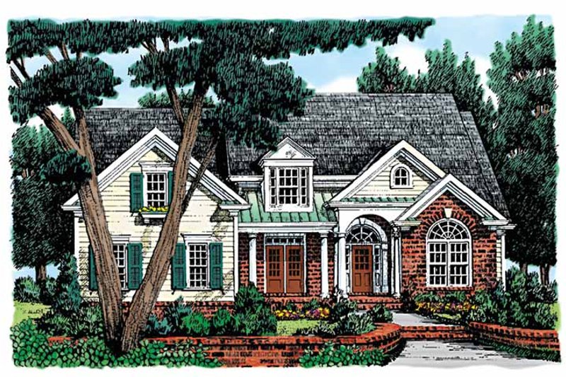 Home Plan - Colonial Exterior - Front Elevation Plan #927-837