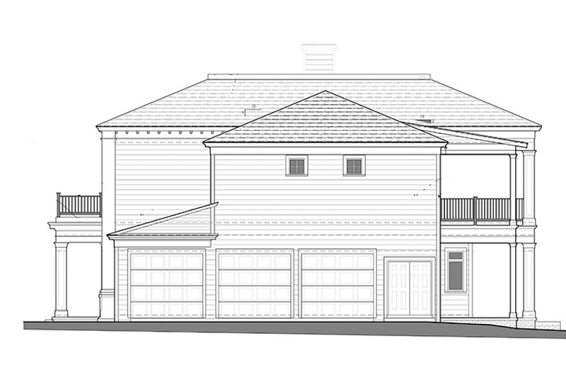 Dream House Plan - Exterior - Other Elevation for Classical House Plan #1058-83 - 4 bed, 4.5 bath