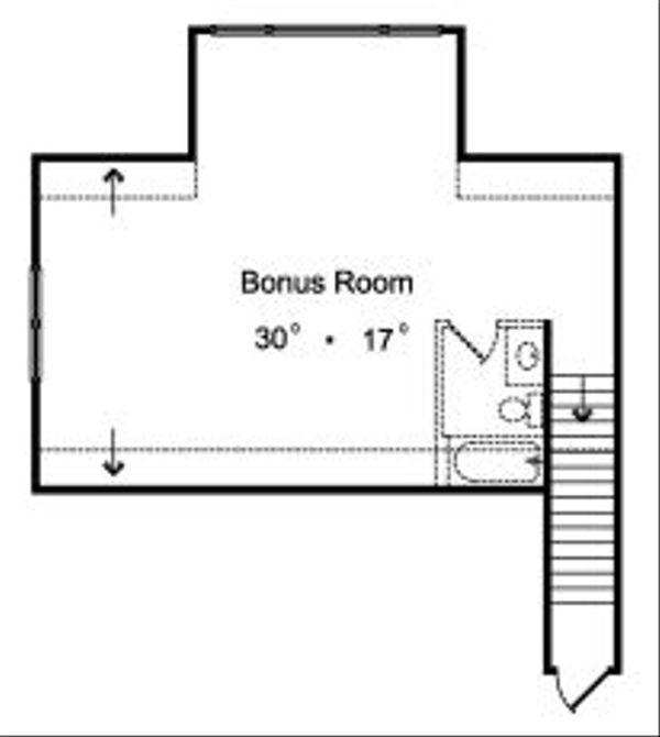 Home Plan - European Floor Plan - Upper Floor Plan #417-379