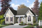 Cottage Style House Plan - 3 Beds 1 Baths 1321 Sq/Ft Plan #23-688 