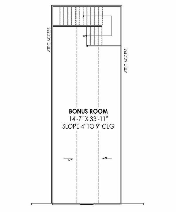 Farmhouse Floor Plan - Upper Floor Plan #1096-127