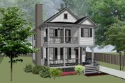 Southern Style House Plan - 3 Beds 2.5 Baths 1500 Sq/Ft Plan #79-344 