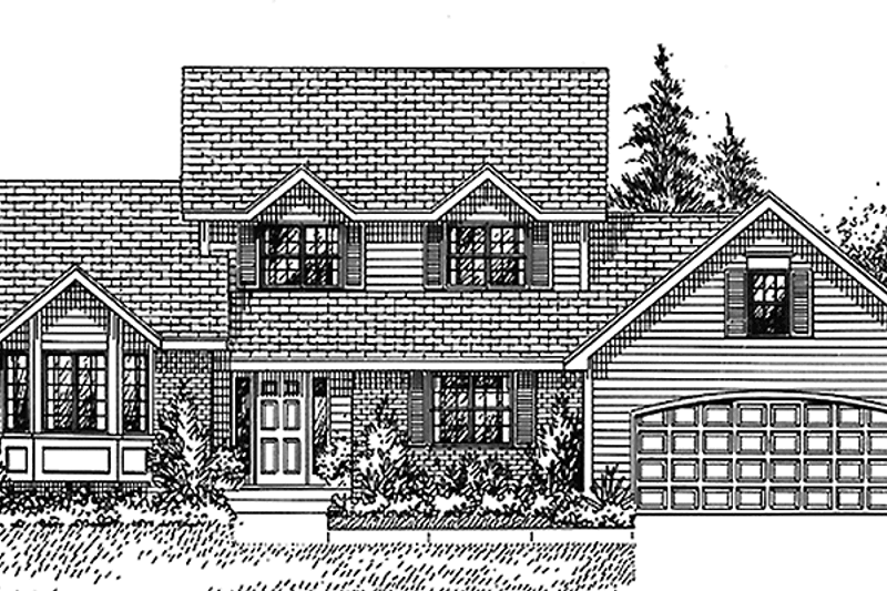 House Design - Traditional Exterior - Front Elevation Plan #51-714