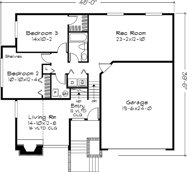 Home Plan - Country Floor Plan - Main Floor Plan #320-732