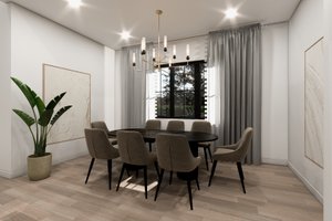 Interior - Dining Room for Farmhouse House Plan #1112-10 - 5 bed, 4 bath