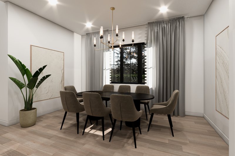 Architectural House Design - Interior - Dining Room for Farmhouse House Plan #1112-10 - 5 bed, 4 bath
