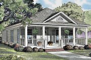 Country Style House Plan - 2 Beds 2 Baths 1120 Sq/Ft Plan #17-2970 