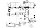 European Style House Plan - 4 Beds 2.5 Baths 3076 Sq/Ft Plan #72-989 Floor 