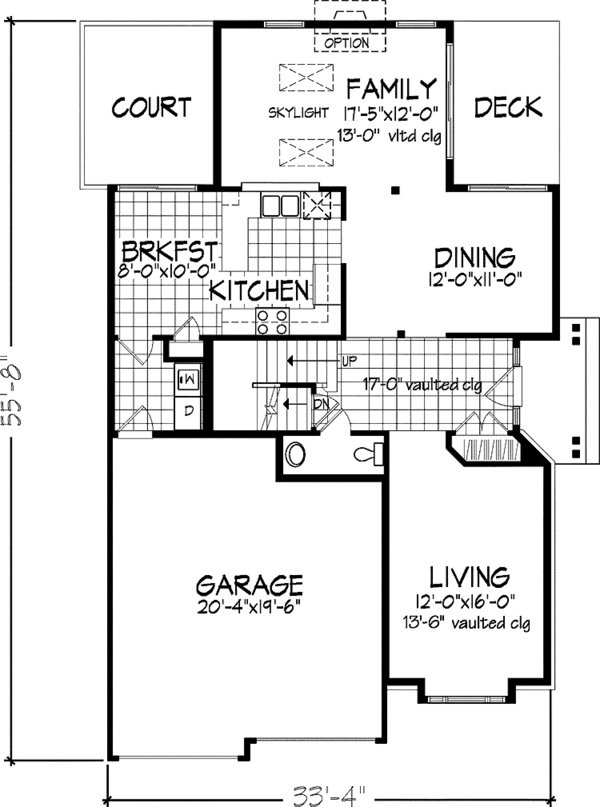 Home Plan - Contemporary Floor Plan - Main Floor Plan #320-578