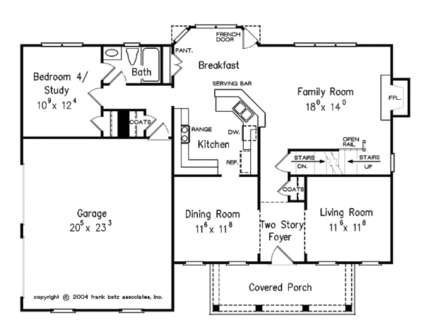 Dream House Plan - Classical Floor Plan - Main Floor Plan #927-277