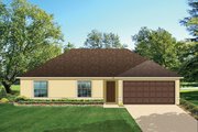 Ranch Style House Plan - 3 Beds 2 Baths 1212 Sq/Ft Plan #1058-31 