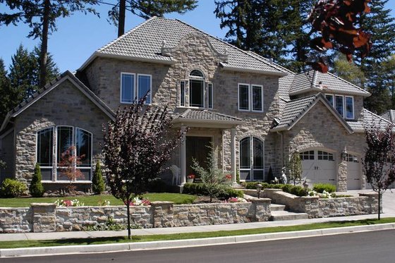 Exterior - Front Elevation 4 for European House Plan #48-618 - 4 bed, 3.5 bath