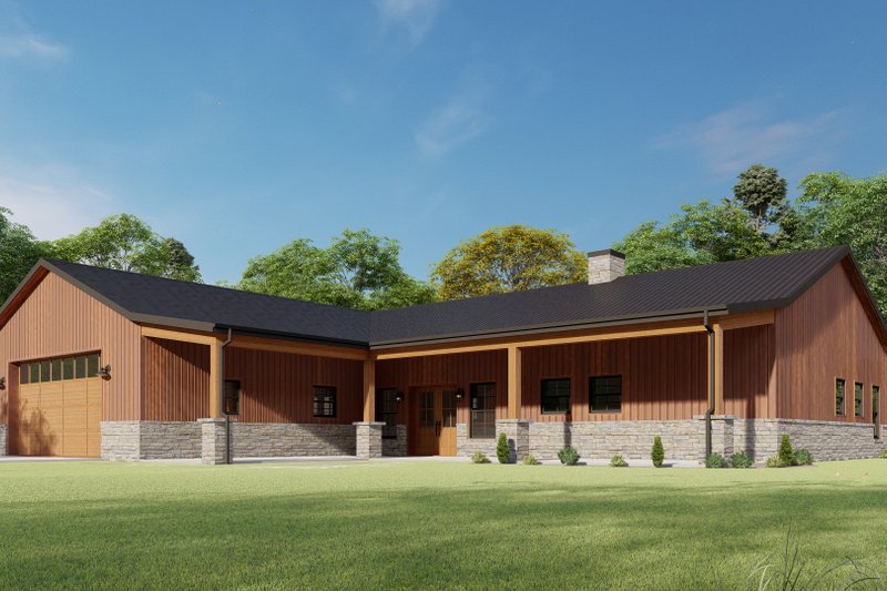 Dream House Plan - Exterior - Other Elevation 4 for Craftsman House Plan #1092-56 - 4 bed, 2.5 bath