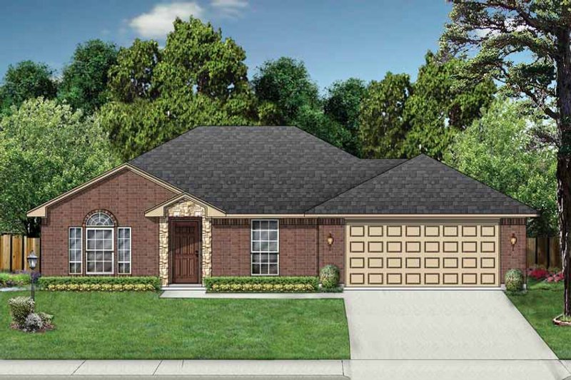House Plan Design - Traditional Exterior - Front Elevation Plan #84-657