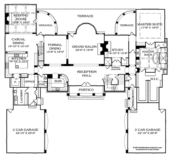 House Design - European Floor Plan - Main Floor Plan #453-472