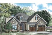 Country Style House Plan - 3 Beds 3 Baths 2457 Sq/Ft Plan #17-3357 