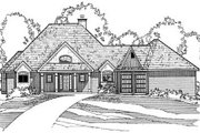 Southern Style House Plan - 4 Beds 3.5 Baths 3348 Sq/Ft Plan #31-123 