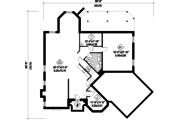 European Style House Plan - 2 Beds 2 Baths 5518 Sq/Ft Plan #25-4695 