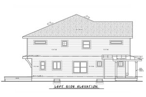 Exterior - Other Elevation for Country House Plan #20-2383 - 2 bed, 2.5 bath