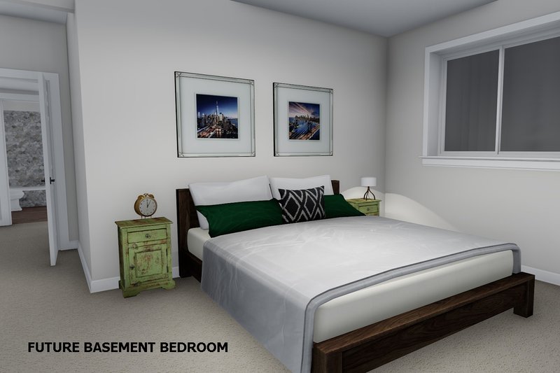 Dream House Plan - Future Finished Basement Bedroom